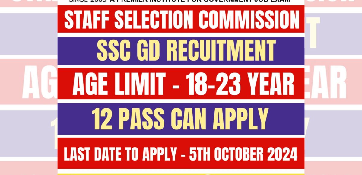 SSC GD Constable Recruitment 2024 - Brightinstitutemohali