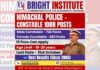 HIMACHAL POLICE EXAM COACHING CONSTABLE - BRIGHTINSTITUTEMOHALI