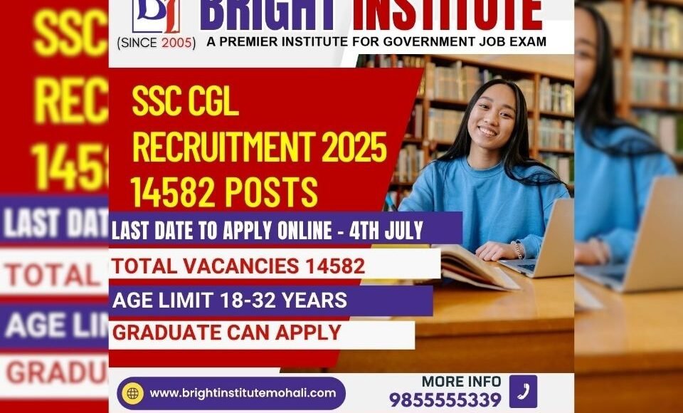 SSC CGL 2025 Notification - Bright Institute Mohali