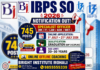IBPS SO Notification 2026 Out - Bright Institute Mohali