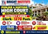 Punjab and Haryana High Court Clerk Recruitment 2026 - Bright Institute Mohali